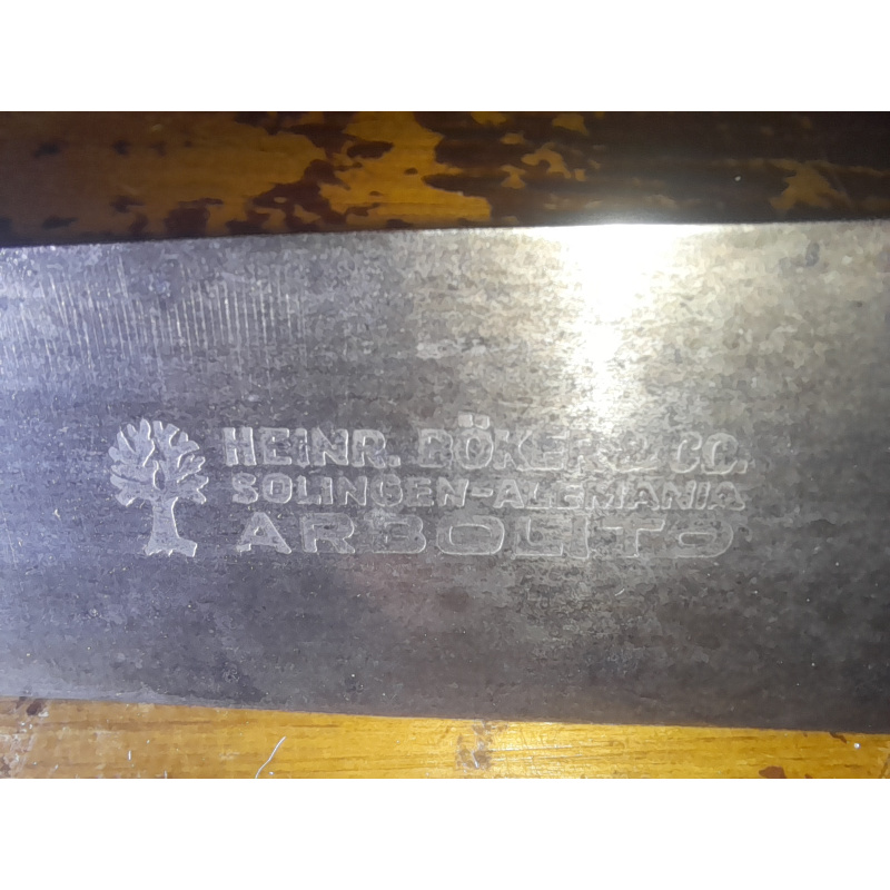 Cuchillo De Campo De Cintura Heinr Boker Solingen Alemana Arbolito