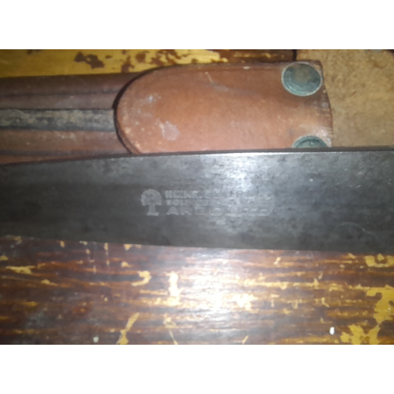 Cuchillo De Campo De Cintura Heinr Boker Solingen Alemana Arbolito
