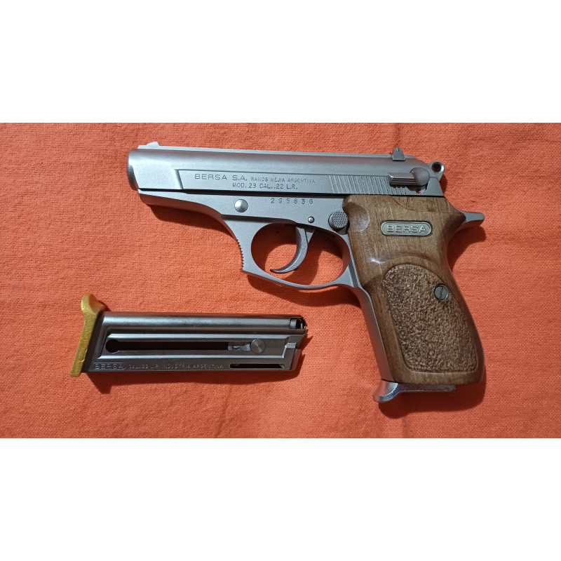 Bersa  Modelo 23 Doble Accion Niquelada De Acero C/sin Uso