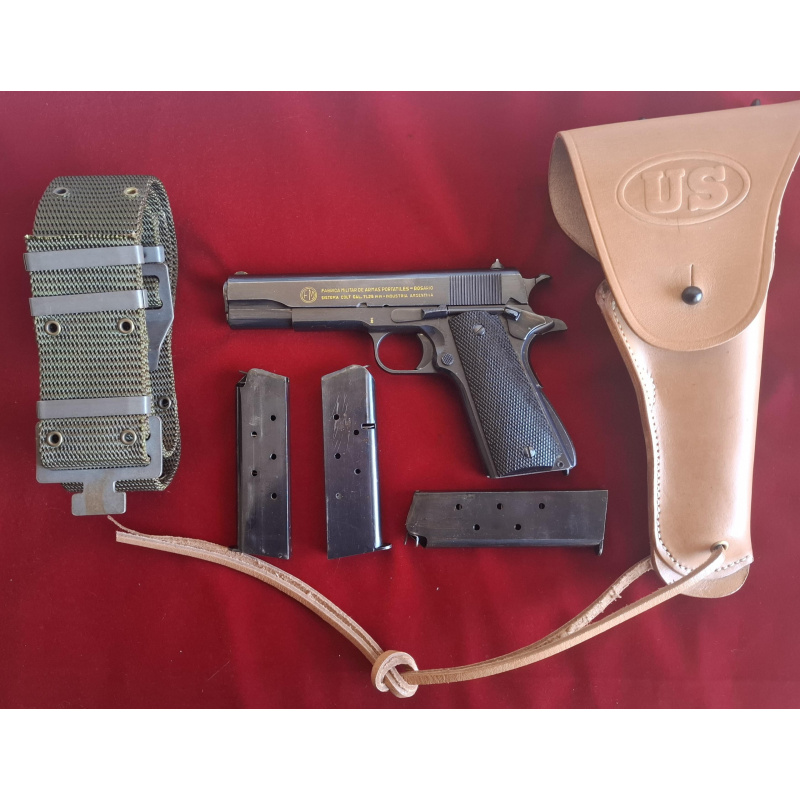 Pistola Fm. Cal. .45 - Mod. 1927. Impecable Civil