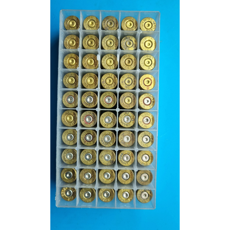 Lote De Vainas 9 Mm Magtech Winchester