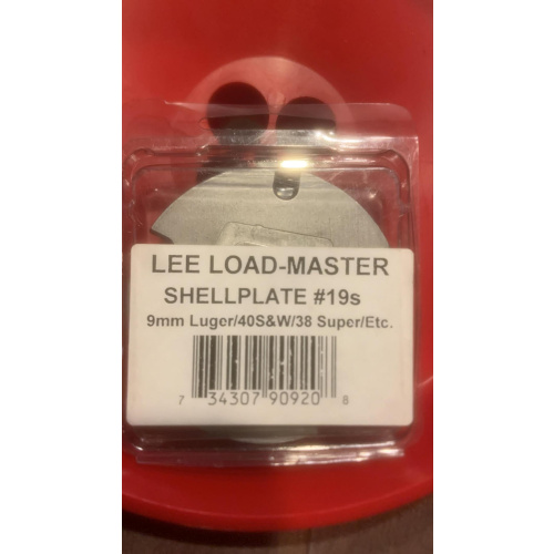 Lee Load Master Shell Plate #19s 90920 Se Hacen Envíos