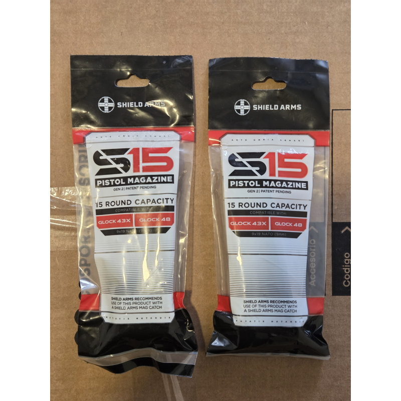 Cargador Glock 43x-48 Shield Arms 15 Tiros