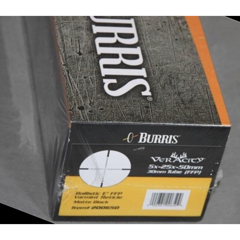 Mira Burris Veracity 5-25x50 Ffp Ballistic E1nueva Usd1400