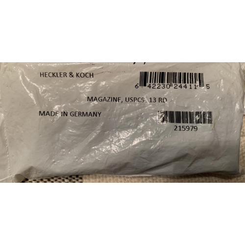 Cargador Heckler & Koch Usp Compact Original 13 Tiros Usd 150 Nuevo