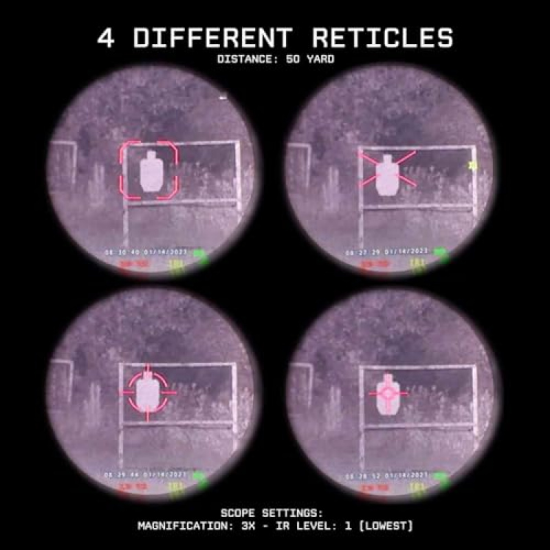 Mira Digital De Visión Nocturna Para Rifle Triton Starstrikex 1-6x