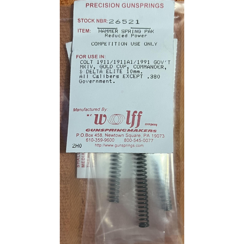 Kit De 3 Resortes Wolff Colt 1911 Y Clones Usd 20 Nuevo