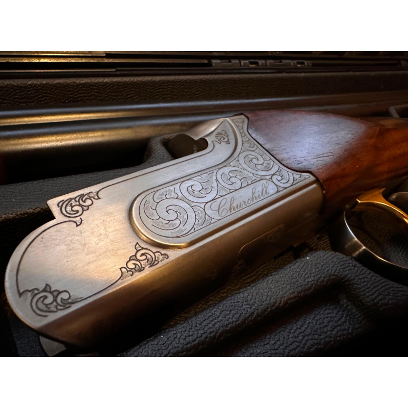 Escopeta Akkar Churchill 206 Engrave High (nueva)
