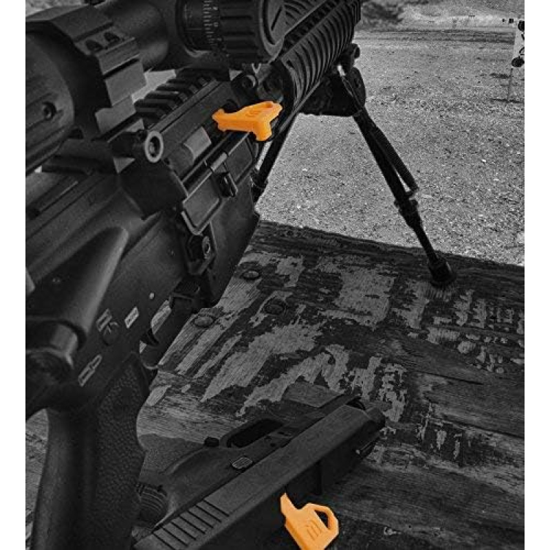 Bandera De Seguridad De La Cámara Monstrum  Adaptador De Riel Picatinny