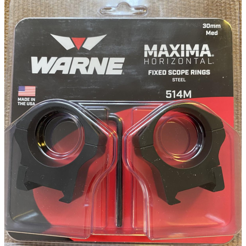 Montaje Con Anilla Marca Warne 30mm Medias Nuevos Usd150