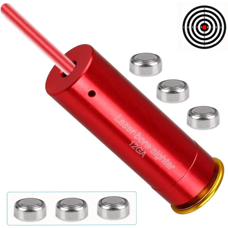 Colimador Visor Láser De Punto Rojo  Calibre 12ga, Cartucho