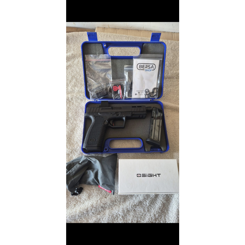 Bersa Bp9fs Optic Ready Cañon Roscado Edición Especial Como Nueva Con Cuim