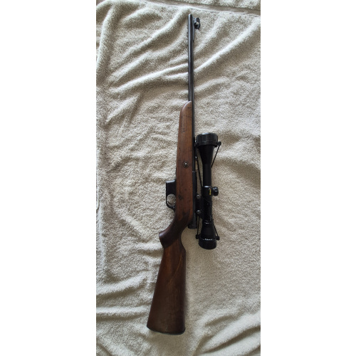 Carabina Halcon 52 Cal.22 Con Mira Shilba 6x40 Con Cuim