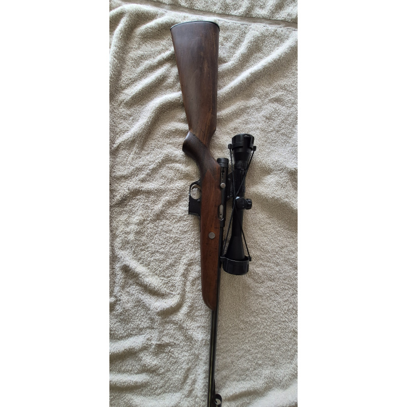 Carabina Halcon 52 Cal.22 Con Mira Shilba 6x40 Con Cuim