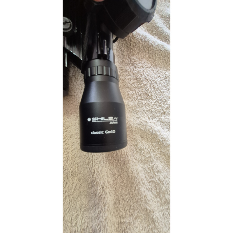 Carabina Halcon 52 Cal.22 Con Mira Shilba 6x40 Con Cuim