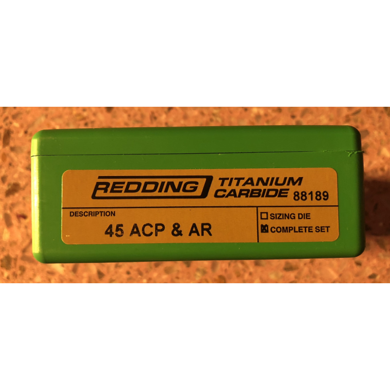 Dies Redding Titanium .45 Acp Nuevos Usd200