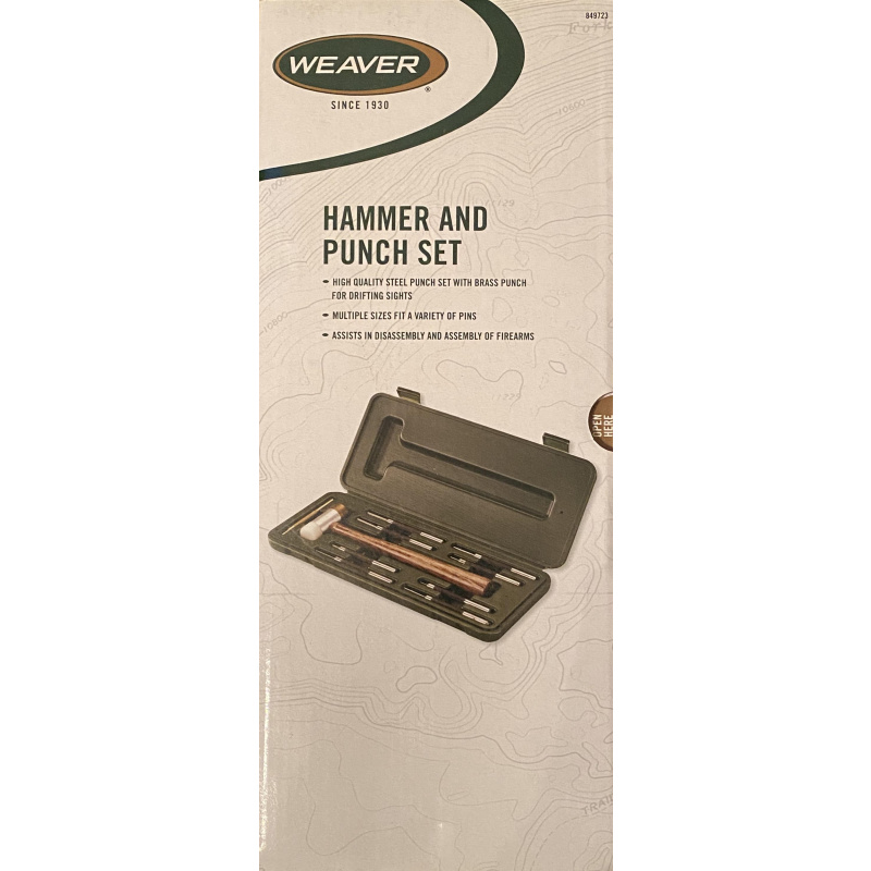 Weaver Punzones Y Martillo 10 Piezas Nuevo Usd80