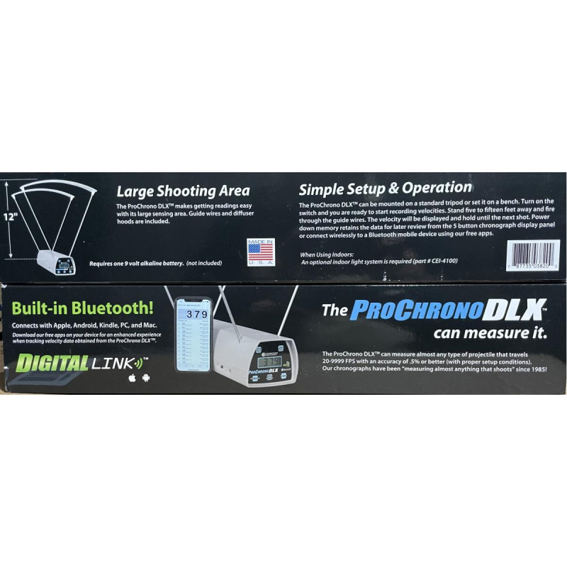 Cronografo Competition Electronics Prochrono Dlx  Con Bluetooth Nuevo Usd 400