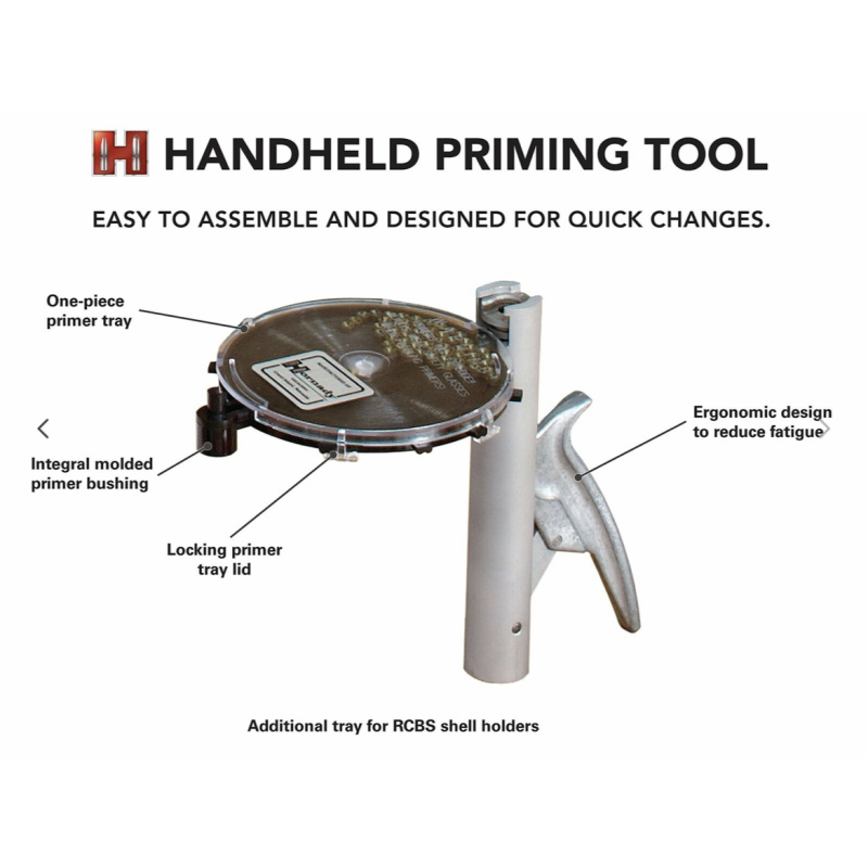 Hornady Colocador De Fulminantes Manual Nuevo Usd125