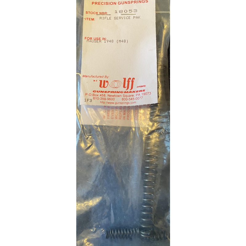 Kit De Resortes Wolff Mauser 48 1909 Vz Usd 60