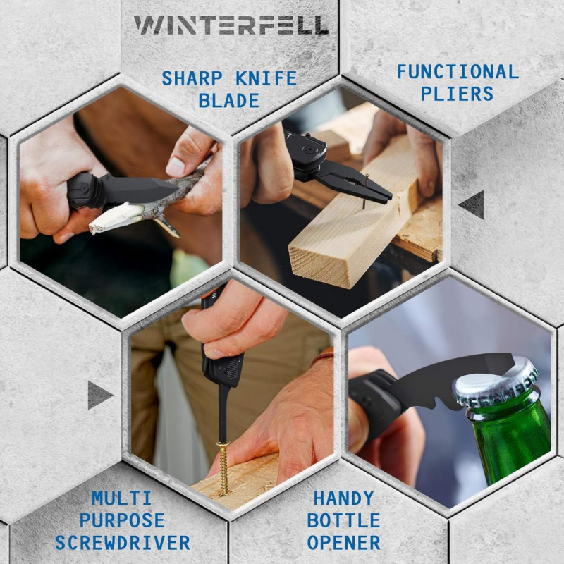 Multitool Knife Portable  Durable 9 In 1 Multi Tool Winterfell