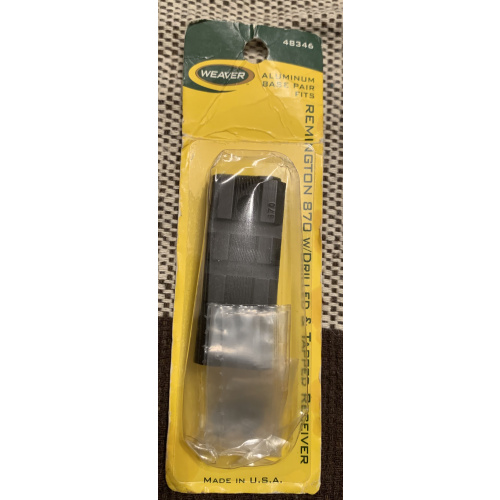 Montaje Weaver Remington 870 Aluminio Nuevos Usd25