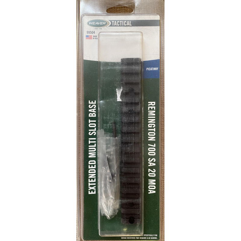 Montaje Weaver 20 Moa Aluminio Remington 700 Sa, Nuevos Usd 75