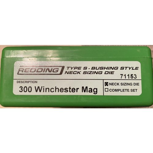 Dies Neck Bushing Redding .300 Winchester Magnum Nuevos Usd 160