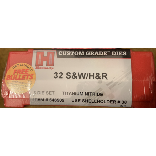Dies Hornady .32 Magnum 32 S&w 3 Cuerpos Nuevos Usd120
