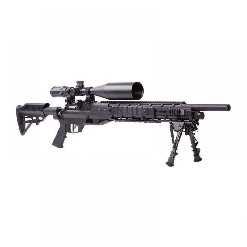 Rifle De Aire Pcp Benjamin Armada Calibre 5,5 Mm Con Mira, Montajes Y Bipode