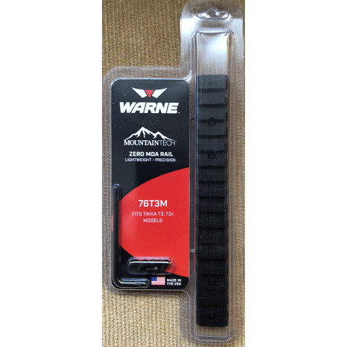 Montaje Warne 0 Moa Aluminio Tikka T3,nuevos Usd110