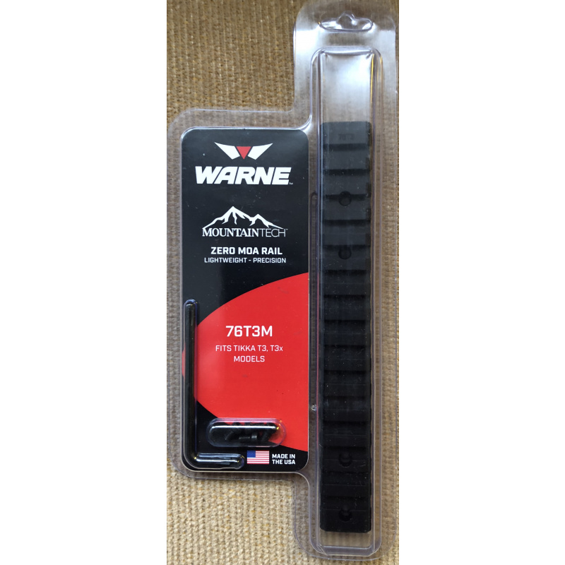 Montaje Warne 0 Moa Aluminio Tikka T3,nuevos Usd110
