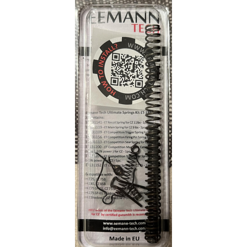 Kit Resortes Eemann Tech Para Pistolas Cz Usd 75 Nuevo