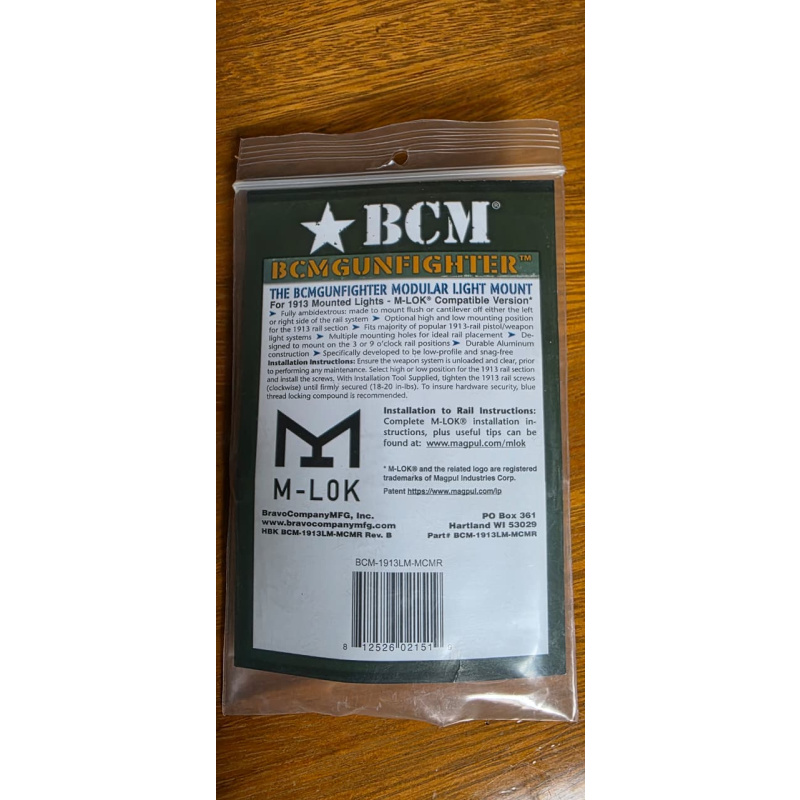 Montaje Angular Bcm M-lok / Picatinny