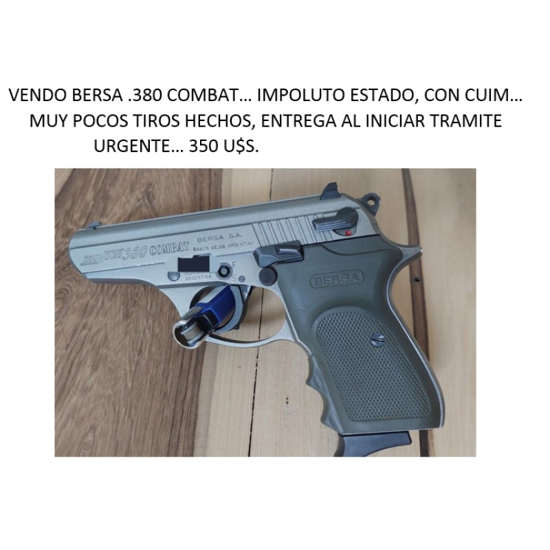 Bersa .380 Thunder Combat Impecable