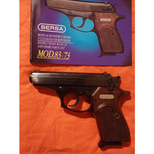 Bersa 380 Modelo 83 Toda De Acero Pavon Y Caja Original