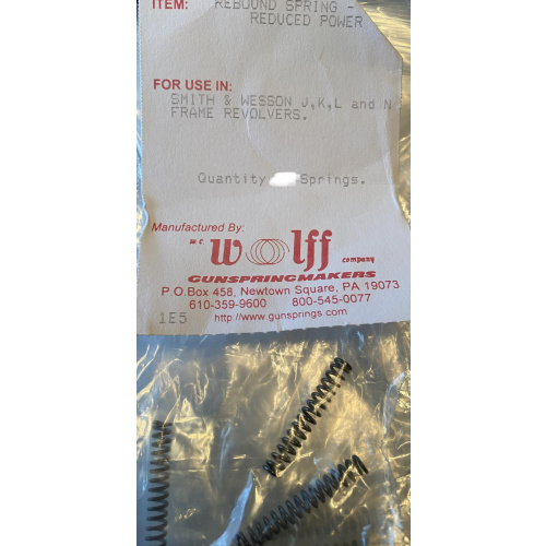 Kit De Resortes Wolff Smith & Wesson Armazon K, L Y N Usd 40