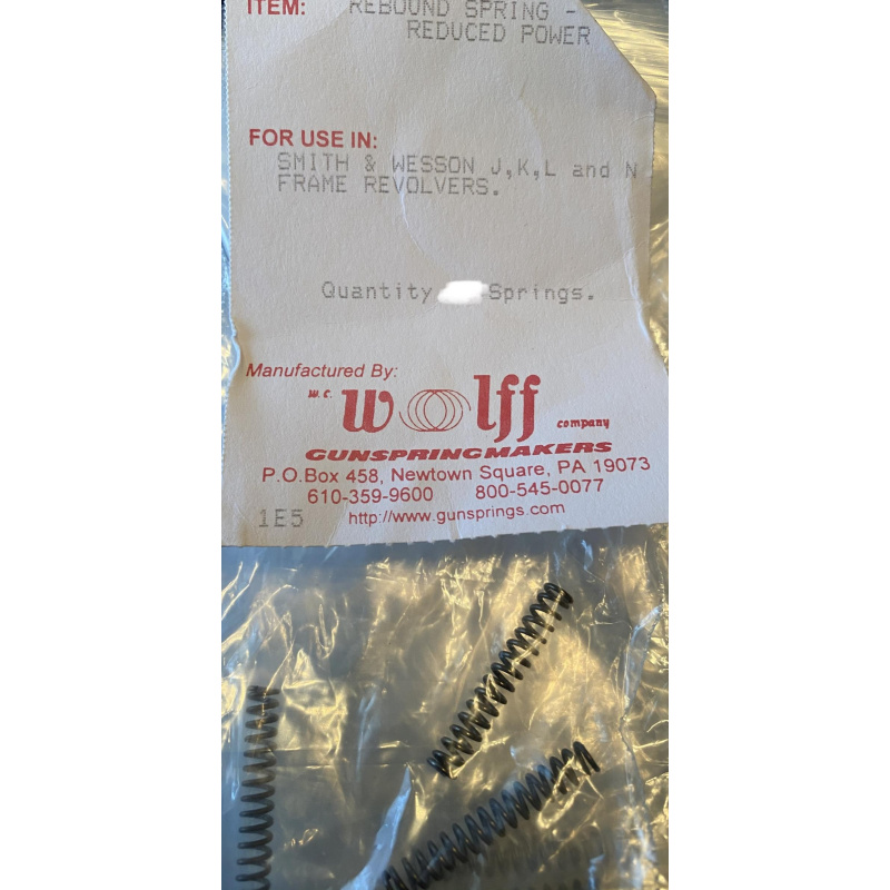 Kit De Resortes Wolff Smith & Wesson Armazon K, L Y N Usd 40