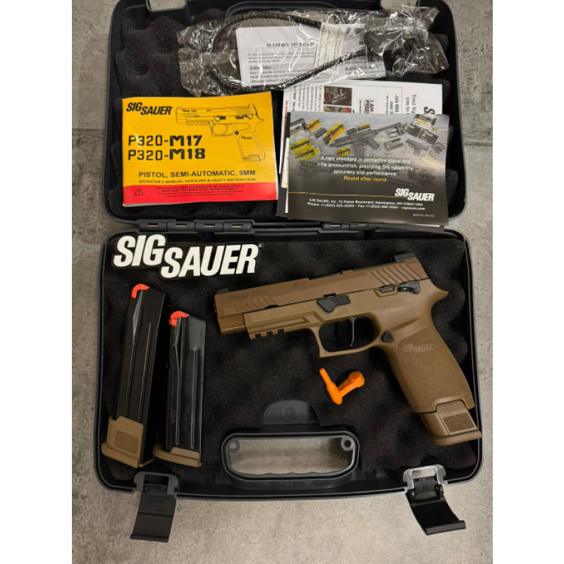 Pistola Sig Sauer P320f M17 Coyote