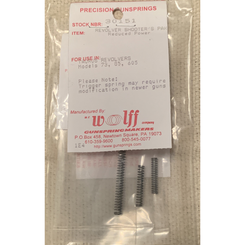 Kit De Resortes Wolff Revolveres Taurus Small Usd 27