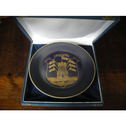 Plato Escudo Provincia De Cordoba Con Estuche Verbano