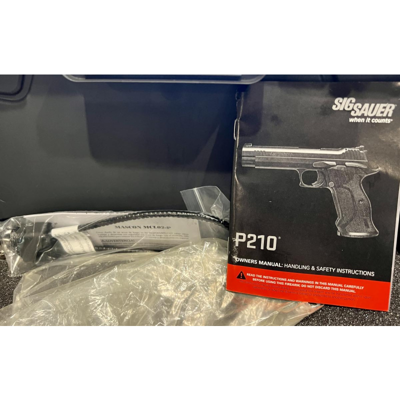 Pistola Sig Sauer P210 American 9mm Solo Probada