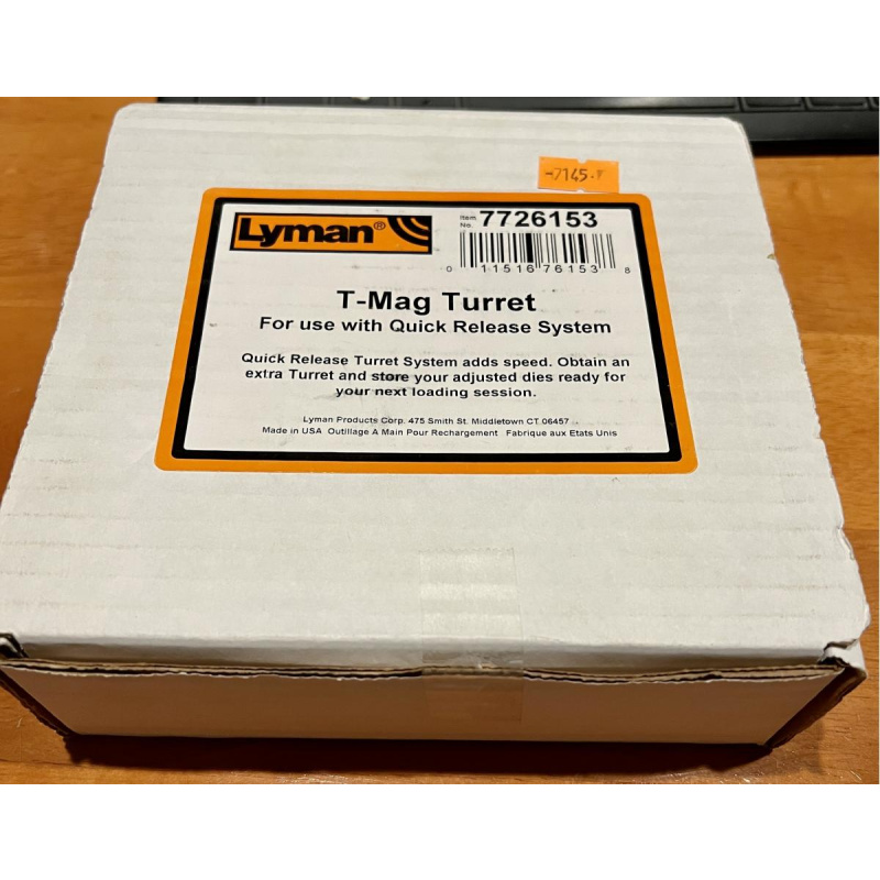 T Mag Turret Lyman Torreta Extra Máquina Recarga Nueva
