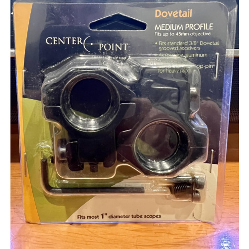 Anillas Center Point De 1” Perfil Medio Aluminio Aeroespacial