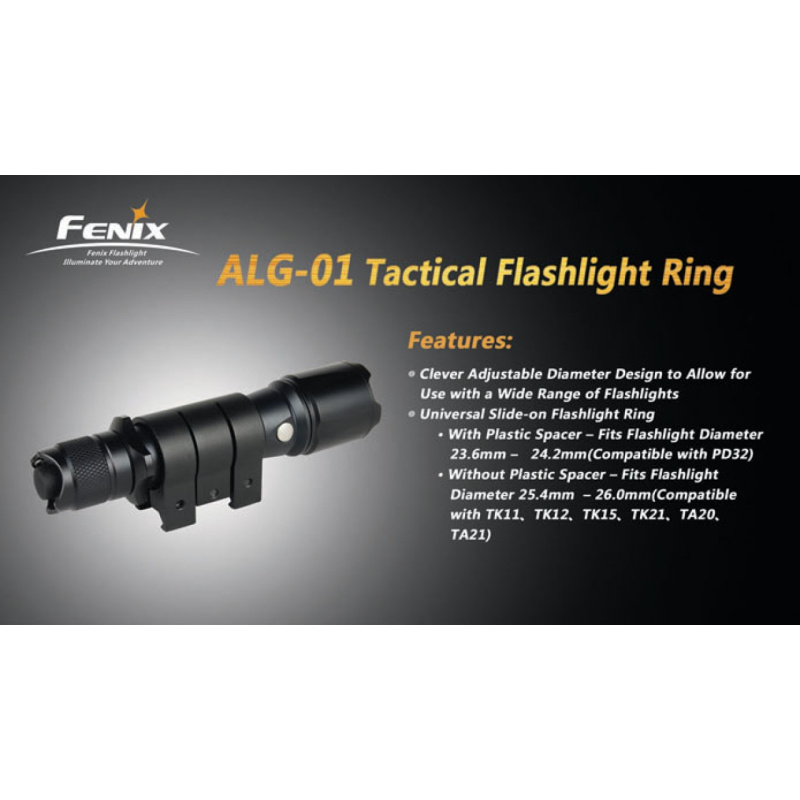 Montaje Picatinny Fenix Alg 1 Para Linternas
