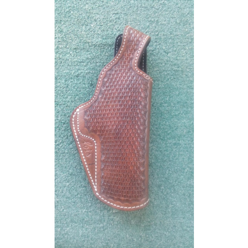 Funda De Cuero Repujado Para Beretta 92 Y Similares