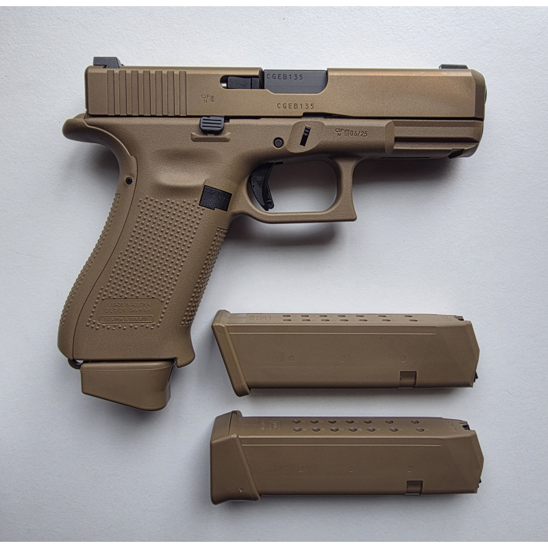 Glock 19x Sin Uso Miras Metal Tritium 3 Cargadores