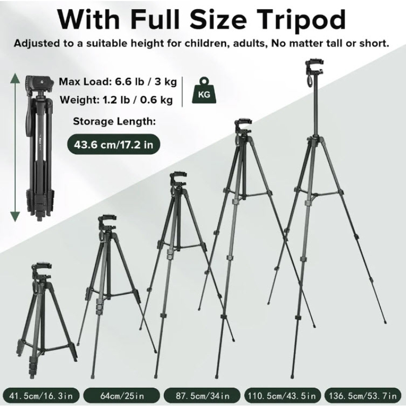 Telescopio/catalejo Gosky 20-60x65 (tripode Y Accesorios Incluidos)