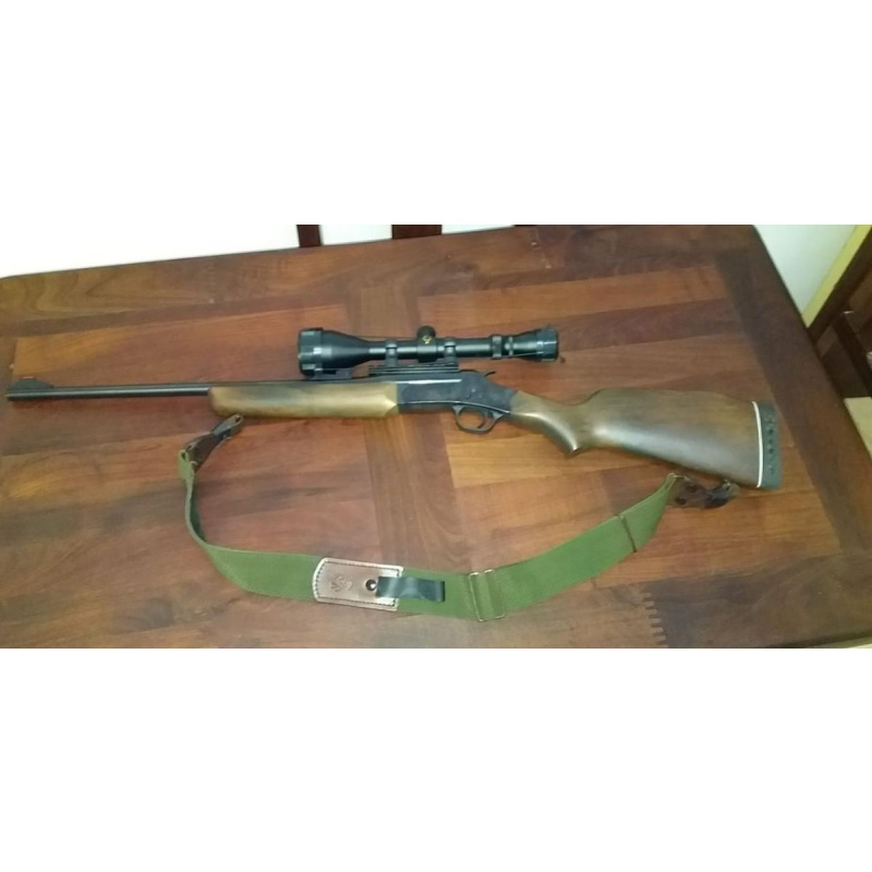 Fusil Monotiro Rossi .243 Win. Modelo 643 + Muni