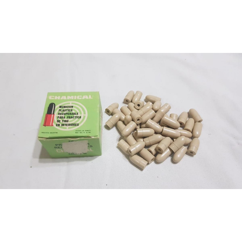 Plasticas Chamical .38 Corto Tiro Indoor